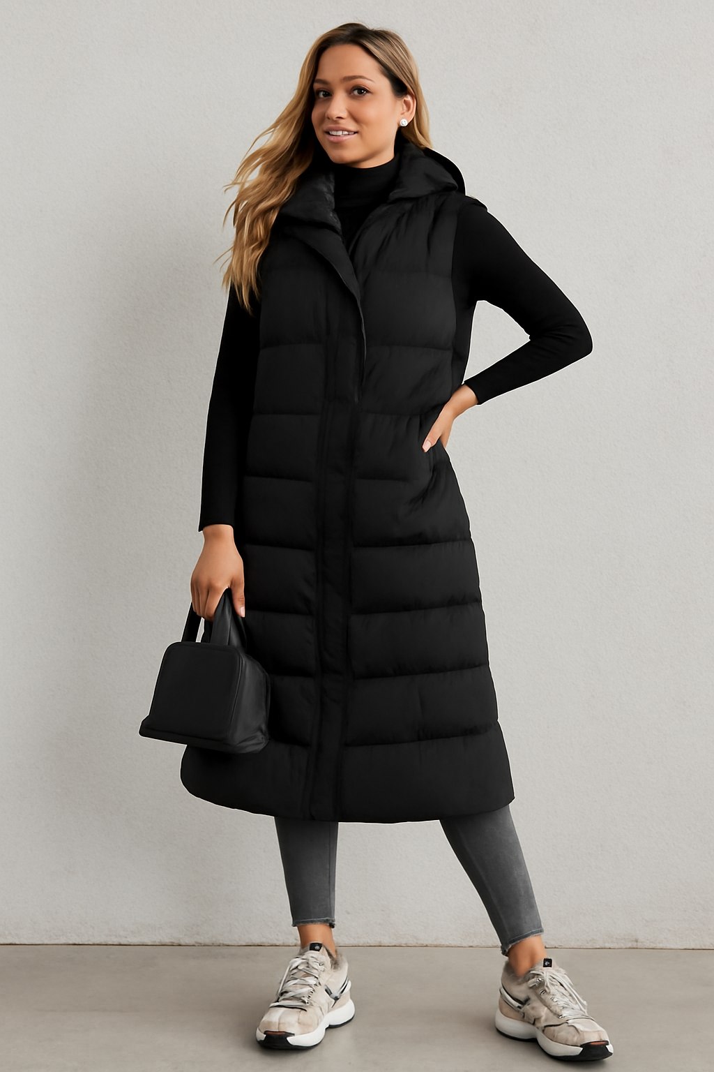 Shapely True™ Long Puffer Vest – Warmth Meets Style