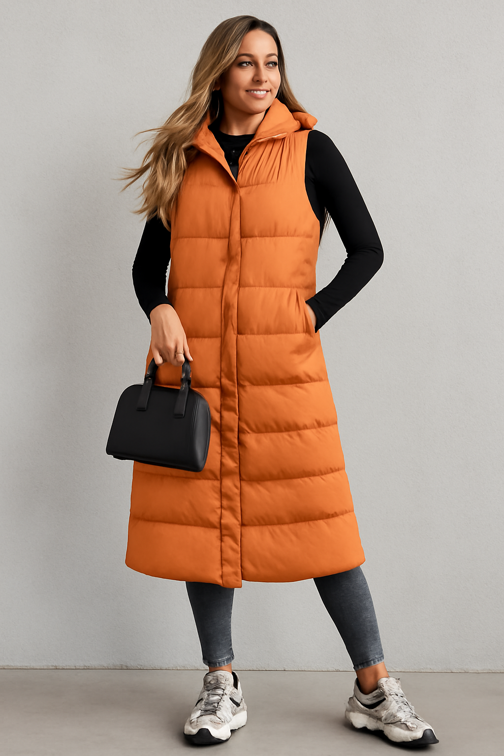 Shapely True™ Long Puffer Vest – Warmth Meets Style