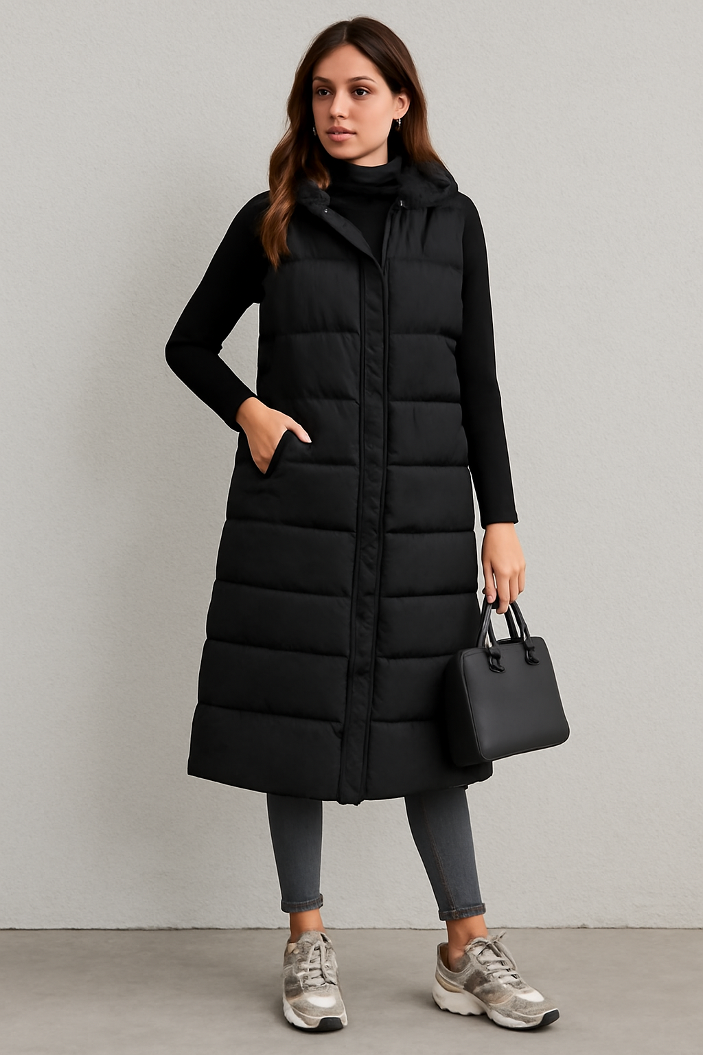Shapely True™ Long Puffer Vest – Warmth Meets Style