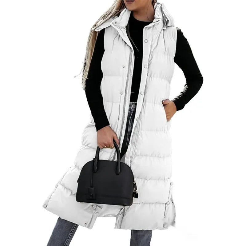 Shapely True™ Long Puffer Vest – Warmth Meets Style